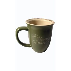 Abbey Press Green Coffee Tea Mug “You are an Amazing Woman” Cup